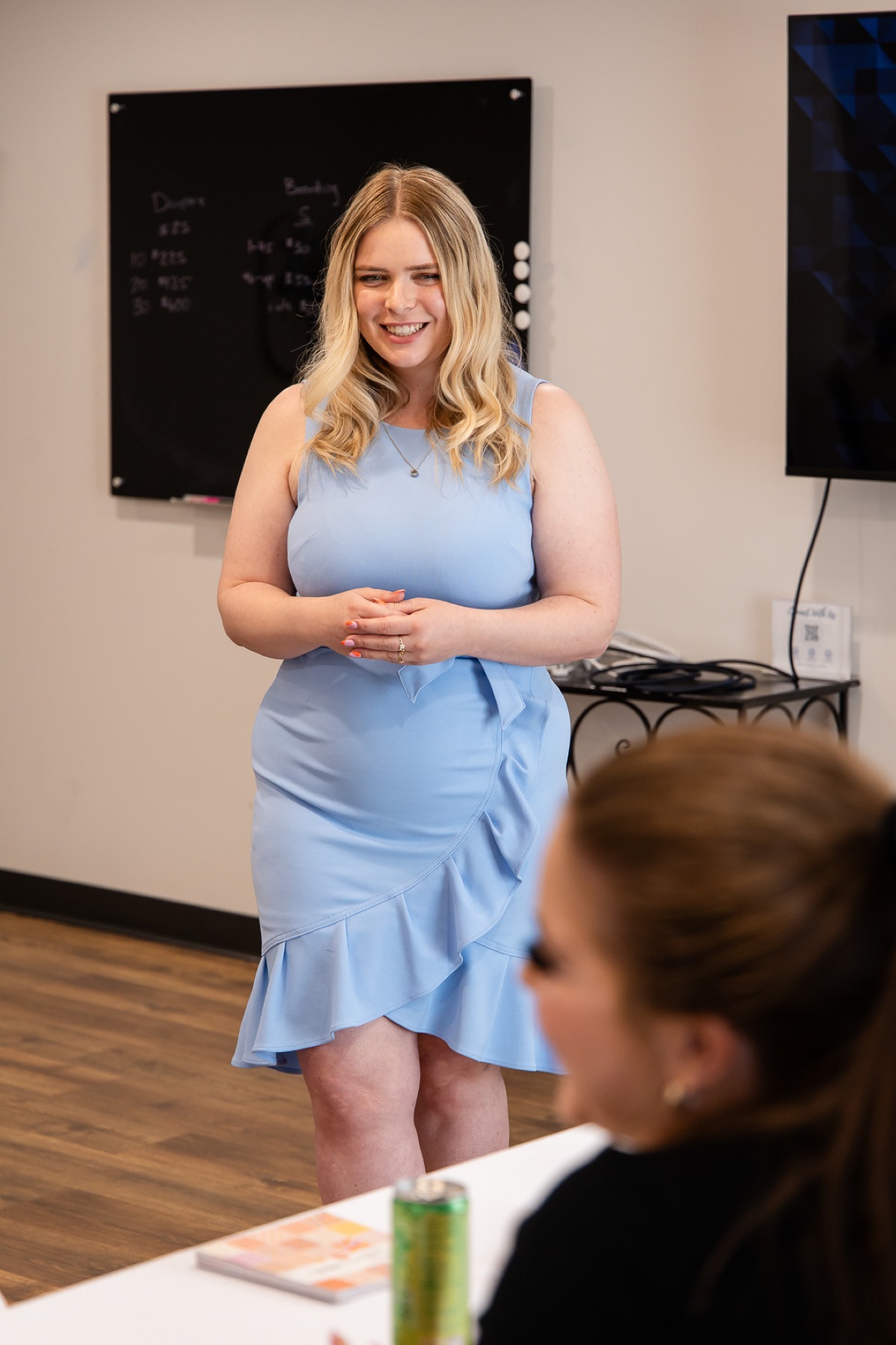 Sarah Ziesler teaching a session
